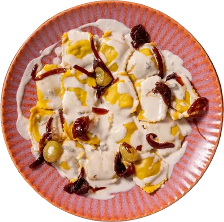 Ravioli z kaczką i gruszką